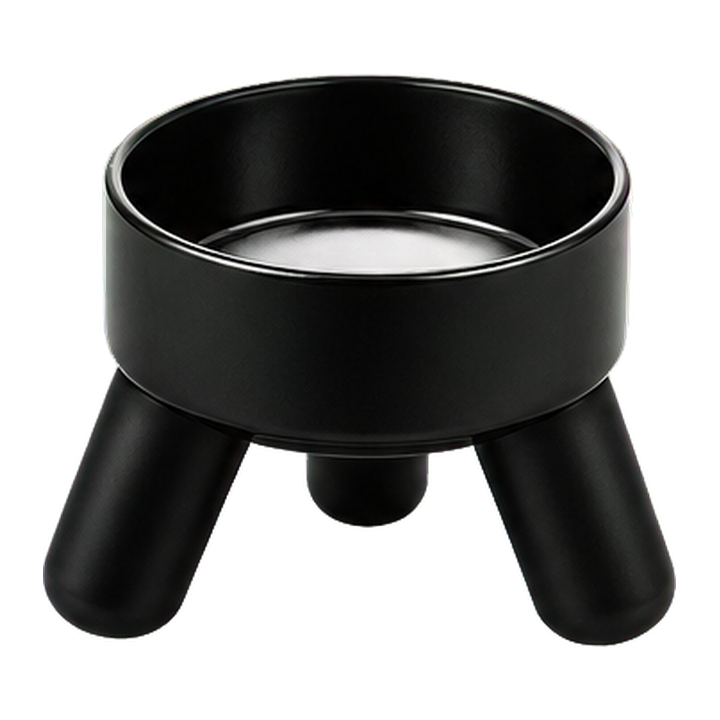 Black Elevated Bowl