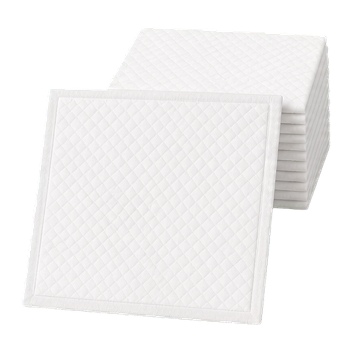 Regular white quilted pet urine pads